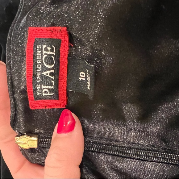 Children’s Place Velvet Jumper Dress - Picture 4 of 4